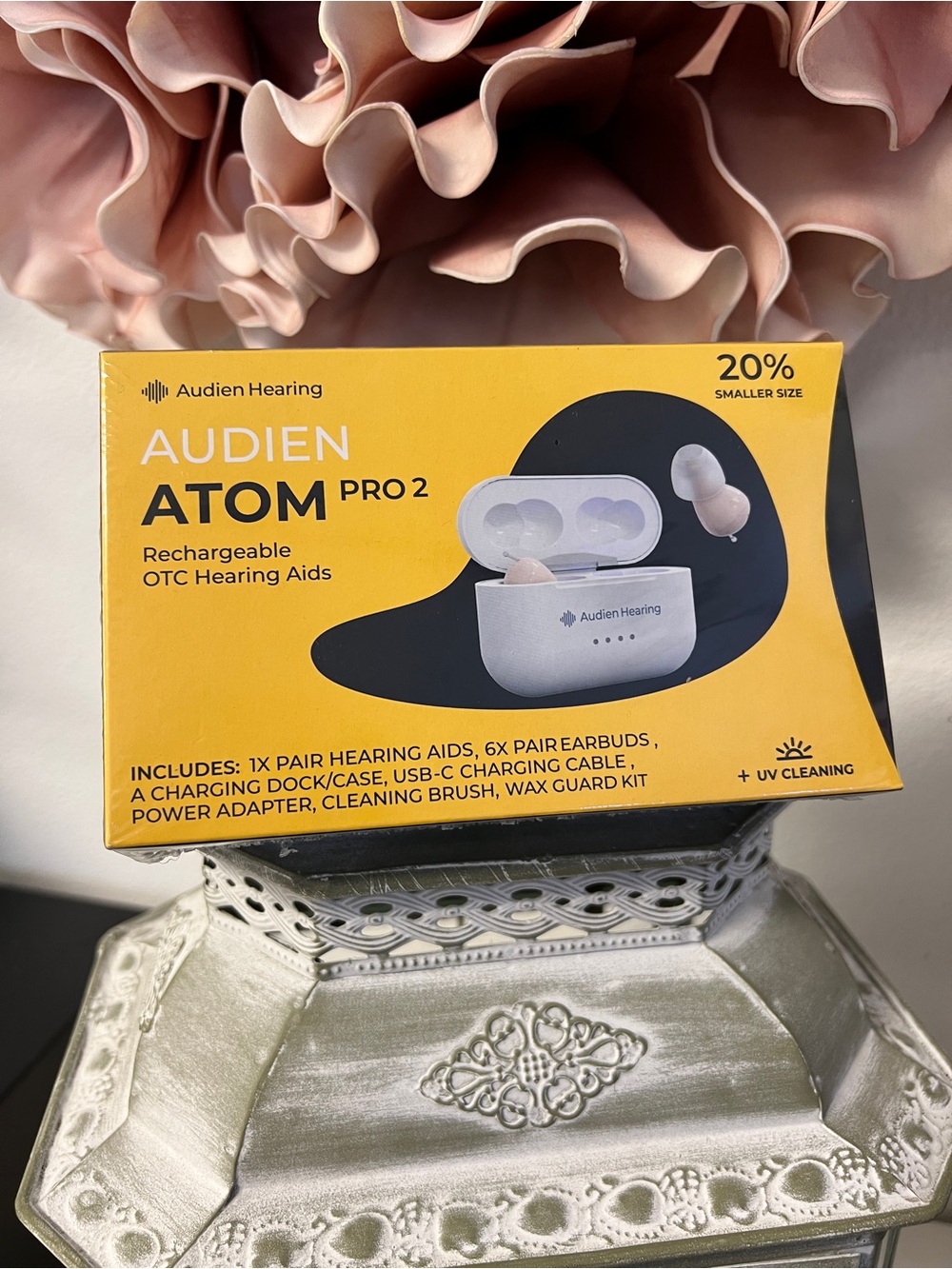 Audien ATOM Pro 2 Rechargeable OTC Hearing Aids